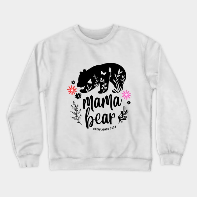 Mama Bear Mother's Day Crewneck Sweatshirt by Sashmika Prabhashwara